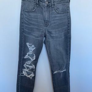 Grey american eagle jeans